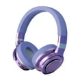 thumbnail image 2 of Auriculares inalámbricos Bluetooth sobre la oreja | Sonido estéreo de alta fidelidad | Reducción de ruido inteligente | Diseño ligero y plegable | Bluetooth 5.1 | AUX con cable | Reproducción de, 2 of 9