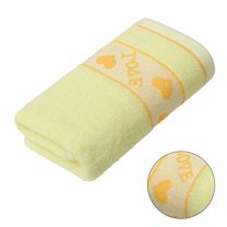 AUQ Wash Gags for Body,Soft Cotton Loop Structure Wash Cloths for Body,Even Stitch Distribution Face Cloths,Yellow,29.53*13.78*0.39in