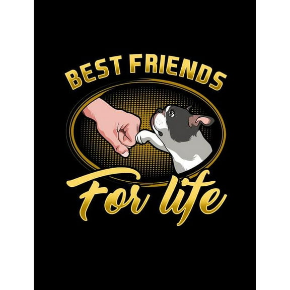 Best Friends For Life: Funny Quotes and Pun Themed College Ruled Composition Notebook (Paperback)