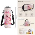 thumbnail image 7 of KUIFORTI Pink Dragon Bookbag and Lunchbox Set 4 piece Durable Boys Kids Backpack with Pencil Bags Water Bottle Sleeve for Teens Elementary Middle School, 7 of 7
