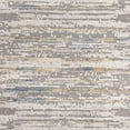 thumbnail image 6 of SAFAVIEH Meadow Carolus Abstract Striped Runner Rug, Grey/Gold, 2'7" x 8', 6 of 7