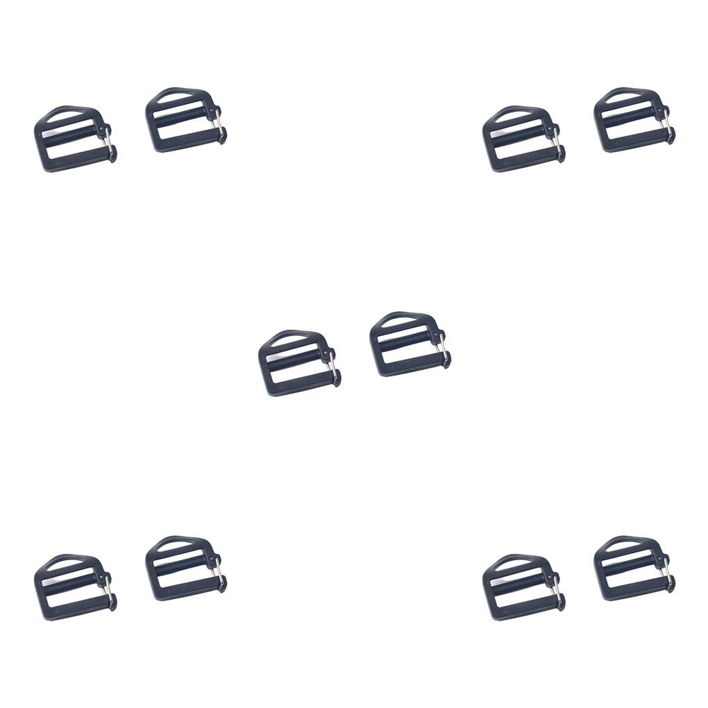 Riwesomey 2 Pieces Backpack Webbing Buckles Replacement Ladderlock ...