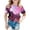 D, variant on Girls Shirt Galaxy Shirt Girl's Short Sleeve Crew Neck Fancy T Shirt Top Teenager Girls 3D Print Glitter Tops for Carnival