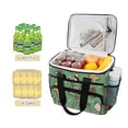 thumbnail image 2 of FORMRS Insulated Cooler Bag 24 Cans Capacity Soft Leakproof Lunch Box with Side Pockets, Christmas Cookies, 2 of 7