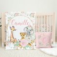 thumbnail image 2 of Floral Jungle Nursery Starter Crib Bedding Set, 2 of 5