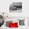 thumbnail image 4 of Nawypu Posters New Orleans Market Louisiana French Market Poster Black And White Old Photographs Canvas Painting Posters And Prints Wall Art Pictures for Living Room Bedroom Decor, 4 of 4
