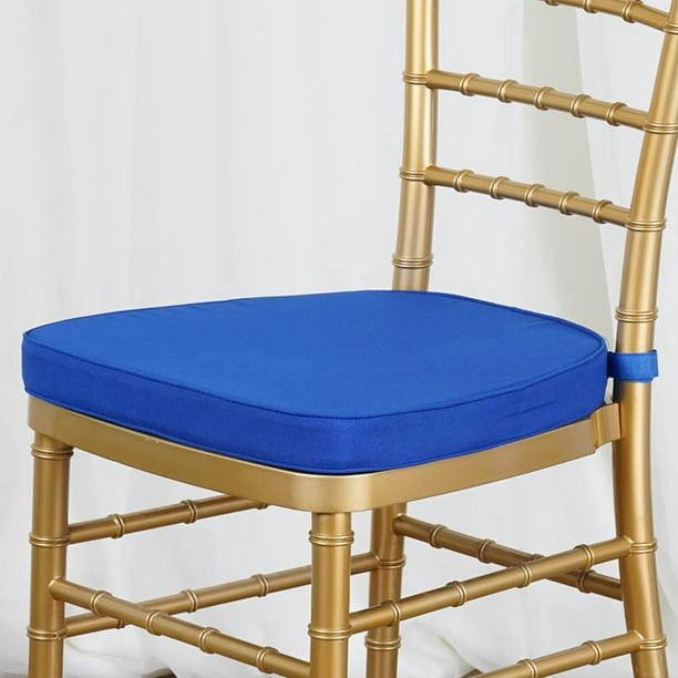 BalsaCircle 10 pcs Royal Blue Cushions for Chiavari Chairs Wedding Event Furniture Reception
