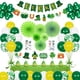thumbnail image 3 of Decoraciones para el Día de San Patricio, globos de San Patricio, decoración para fiestas, banderas, abanicos de papel, tarjetas, combinación de látex, globos de película de aluminio, decoraciones par, 3 of 8