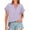 Purple, variant on Kovlvoll Womens Tops Short Sleeve V Neck Blouses Summer Outfit Fashion Loose Casual Solid Color Shirts Top