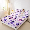 thumbnail image 4 of Castle Fairy Cartoon Ladybird Bed Sheets,Chic Floral Flowers King Sheets, 4 of 7