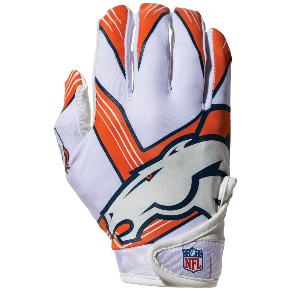 Franklin Sports NFL Denver Broncos Youth Football Receiver Gloves