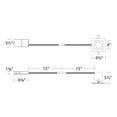 thumbnail image 3 of WAC Lighting Blaze 6" Square Aluminum Recessed Light w/ Remodel Housing in White, 3 of 4