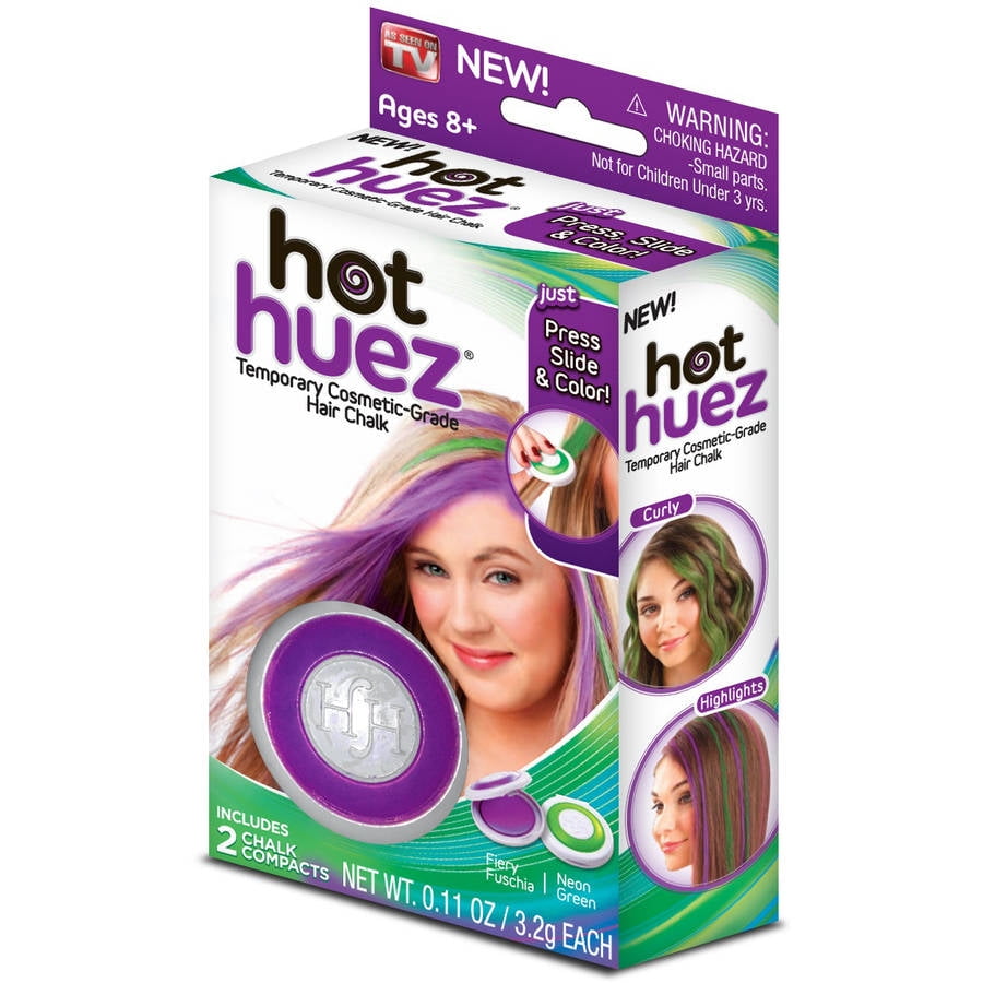 Hot Huez Temporary Hair Coloring Chalk Walmart Com