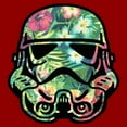 thumbnail image 2 of Women's Star Wars Stormtrooper Tropical Portrait Graphic Tee Red X Large, 2 of 4
