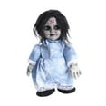 thumbnail image 3 of Muñeco fantasma de Halloween con sonido, decoración espeluznante, decoración para fiesta de Halloween Vestido azul, 3 of 9