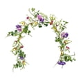 thumbnail image 2 of NANDIYNZHI Easter Egg Garland with Spring Flowers, Long Artificial Rustic Egg Floral Vine String Garland for Easter Wreath Making Spring Party Supply, 2 of 8
