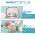 thumbnail image 4 of Miangastore Earring Storage Organiser Jewelry Box Light Green Scratch Resistance 1Pcs, 4 of 9