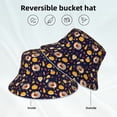 thumbnail image 2 of Salouo Turkey And Autumn Print Unisex Bucket Hat, Outdoor Summer Beach Fishing Sun Hat Fun Outdoor Vacation Hat for Men Women Teens,Reversible Double-Side-Wear, 2 of 6