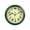 Green, variant on Singing Bird Wall Clock 12 Inch of The Bird Names and Songs
