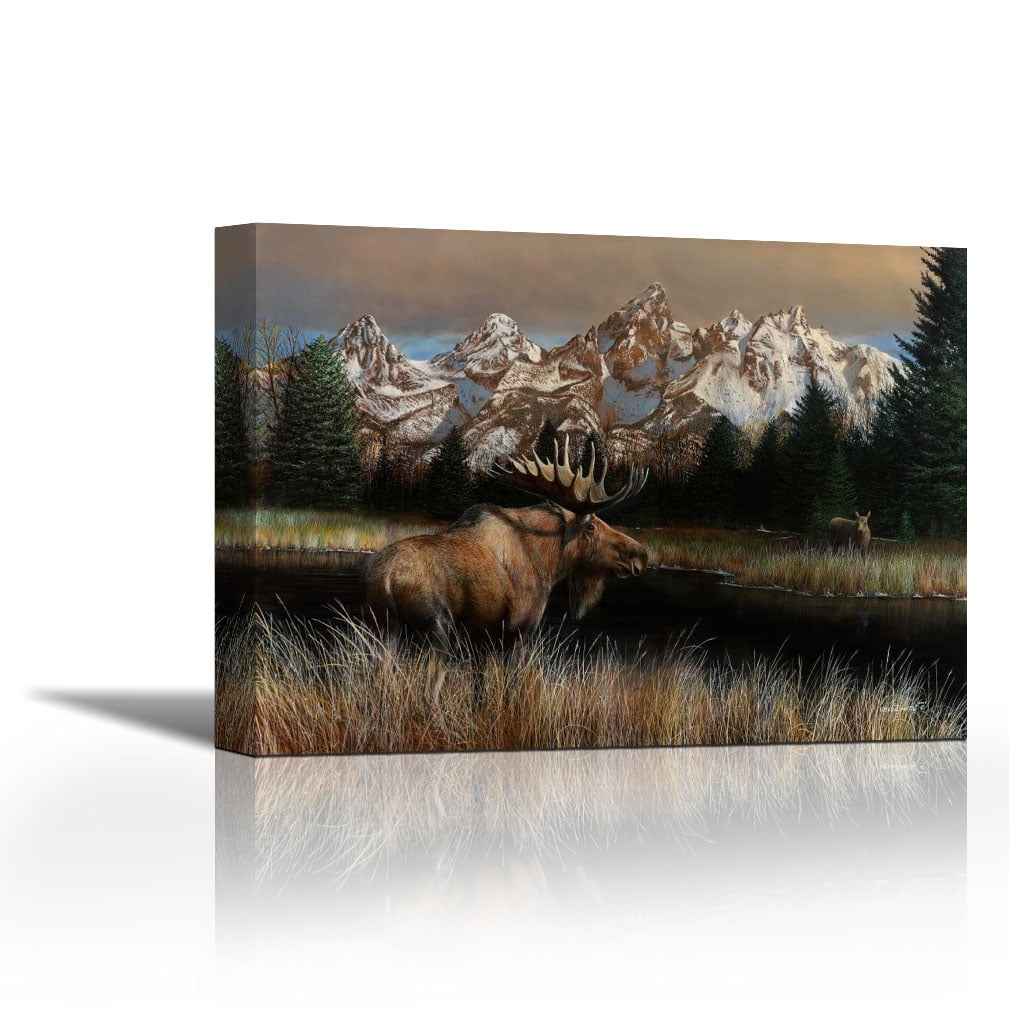 Field Home Decor Teton Majesty Canvas Wall Art Print 