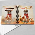 thumbnail image 4 of Happy Thanksgiving Boxer with Turkey Pumpkins Autumn Vibes Spiral Bound Journal Boxers Dog Lover Gifts Idea 5x7in Spiral Notebook - 12018, 4 of 5
