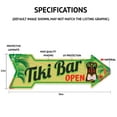 thumbnail image 2 of SignMission 12 x 36 in. Indoor & Outdoor Decor Direction Sticker Vinyl Wall Decals - Kitchen - 24 in., 2 of 3