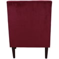 thumbnail image 6 of Fox Hill Trading Emma Lounge Chair, Wine Red, 6 of 6