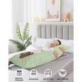 thumbnail image 4 of Sage Green Body Pillow Covers, Grid Checkered Plaid Gingham Lattice Trellis Soft Bed Throw Pillowcases Breathable Cooling Long Lumbar Body Pillow Sham Cover for Bed Sofa 20''x54'', 4 of 7