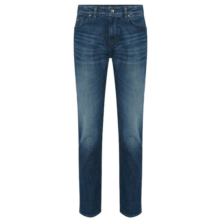 Mig Hurtig Tilsyneladende New Boss Hugo Boss Men's Maine-3 Regular-Fit jeans, Bright Blue, 40W x 34L  (5165-10) - Walmart.com
