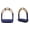 Royal Blue Gold, variant on Horse Saddle Stirrups English Lightweight Aluminum 51114RD
