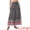 Dark Blue, variant on DARING DIVA Women's Floral Ruffle A Line Tiered Maxi Skirts M Blue Purple