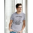 thumbnail image 2 of I Still Read Children's Books Men T-Shirt, Male Medium, 2 of 4