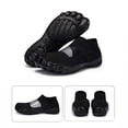 thumbnail image 4 of VeFlora Water Shoes Women Barefoot Athletic Workout Gym Footwear Beach Swim Sneakers Quick Drying Boat Aqua Shoes for Water Sport Diving Sailing Travel Fishing(Black/44), 4 of 9