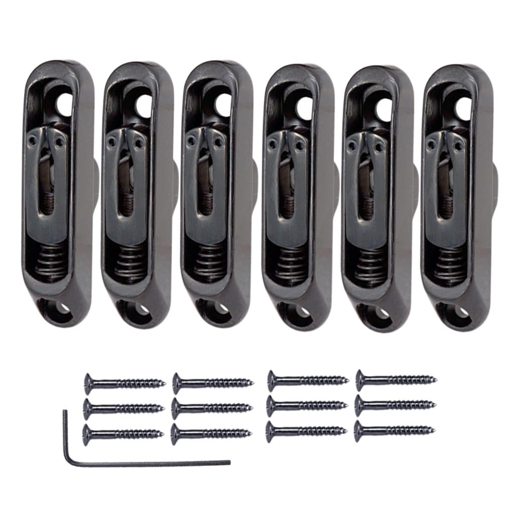 38pcs Individual Electric Guitar Bridge Tailpiece Screws Wrench