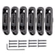 thumbnail image 2 of 19 piezas de sillines individuales para guitarra eléctrica, cordal con tornillo y llaves Negro, 2 of 9