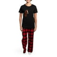 thumbnail image 4 of CafePress - Id Rather Be Riding! Horse Women's Dark Pajamas - Women's Short Sleeve Print T-Shirt and Pants Dark Cotton Pajama Set, 4 of 7