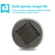 thumbnail image 3 of Lámpara 10x de césped solar LED de acero inoxidable Decoración de jardín al aire libre Bolardo de luz Likrtyny Para estrenar, 3 of 9