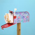 thumbnail image 6 of Bingfone Watercolor Sea Shells 1 Magnetic Mailbox Cover Standard Size for Garden Yard Outdoor Decorations-25.5x21 in, 6 of 7