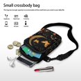 thumbnail image 7 of HELLHERO Sun and Moon Double Deck Crossbody Sling Bag with Zipper for Outdoor Travel, 7 of 7