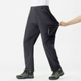 thumbnail image 2 of HNMKIU Hiking Pants Women Plus Size Summer Thin Stretch Breathable Trekking Outdoor Casual Comfortable Grey,XXXL, 2 of 6