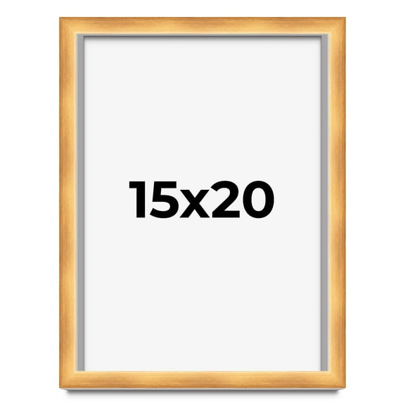 15x20 Shadow Box Bronze Cross-Brushed Display Frame | 1.625 Inches Deep Solid Wood | UV Resistant