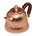 thumbnail image 4 of kowaku Brass Teapot Coffee Pot with Handle Chinese Tea Ceremony Water Kettle Kung Fu Teapot for Camping Restaurant Household Outdoor, 4 of 9