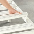 thumbnail image 5 of Mellow Rocky Base E Metal Platform Bed with Patented Wide Steel Slats, White, California King, 5 of 10