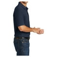thumbnail image 3 of Mafoose Mens Short Sleeve Core Blend Male Pique Polo Shirt Deep Navy L, 3 of 6
