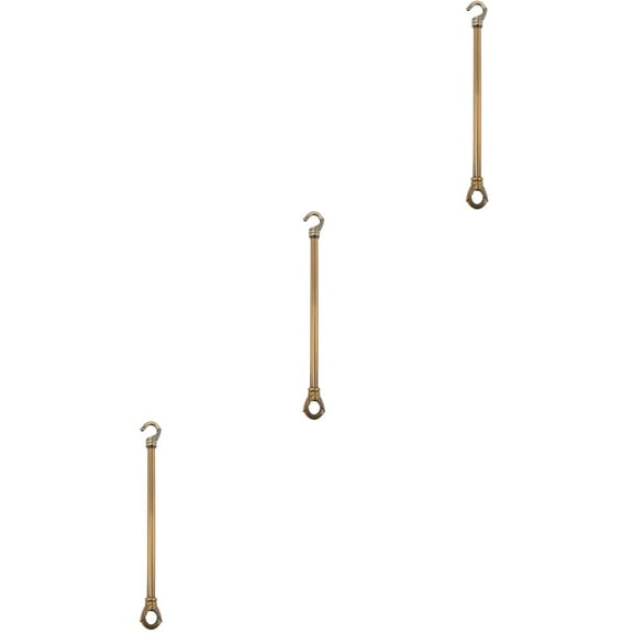 3pcs Chandelier Load-bearing Rod 20cm Chandelier Tube With Hook Ceiling Light Part