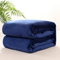thumbnail image 6 of AUQ Extra Large Fleece Throw Blanket for Couch, Sofa, Super Soft and Warm Blankets, Solid Warm Micro Plush Throw All Season Use, Cozy, Plush, Lightweight, 55.1X39.4 Inches, 6 of 7