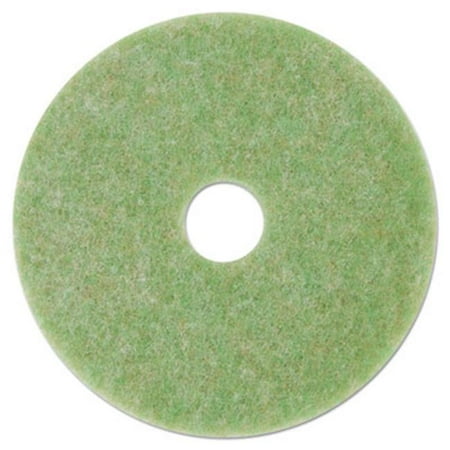 - 17 in. Diameter Low-Speed Topline Autoscrubber Floor Pads 5000, Green & Orange - 5 per Count