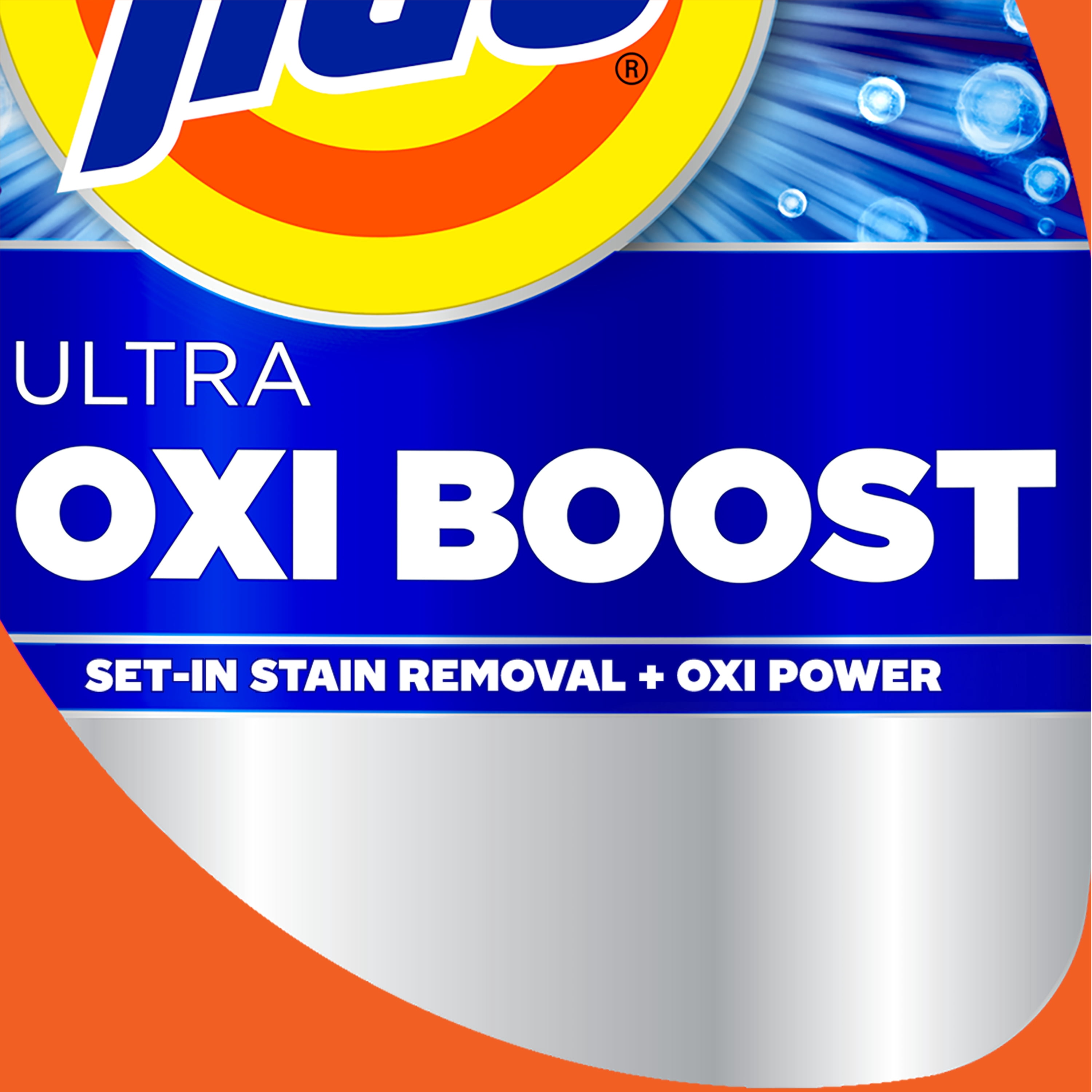 Tide Ultra Oxi Boost Liquid Laundry Detergent, Advanced Stain Remover, 92 fl oz, 65 Loads