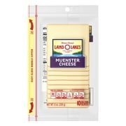 Land O Lakes Muenster Cheese, Packaged Sliced Cheese, 8 oz, 10 slices