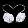 thumbnail image 4 of 12Pcs Shor Curtain Hooks Rose Flor Resin Hanger Holder Slide Bathhroom Decoration Gift White, 4 of 9
